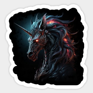 Dark Unicorn Sticker